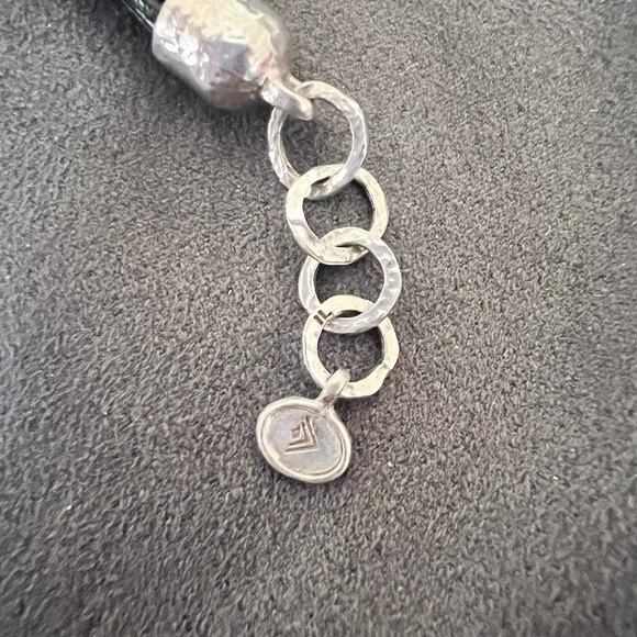 Silpada Sterling silver and leather bracelet - Picture 4 of 4